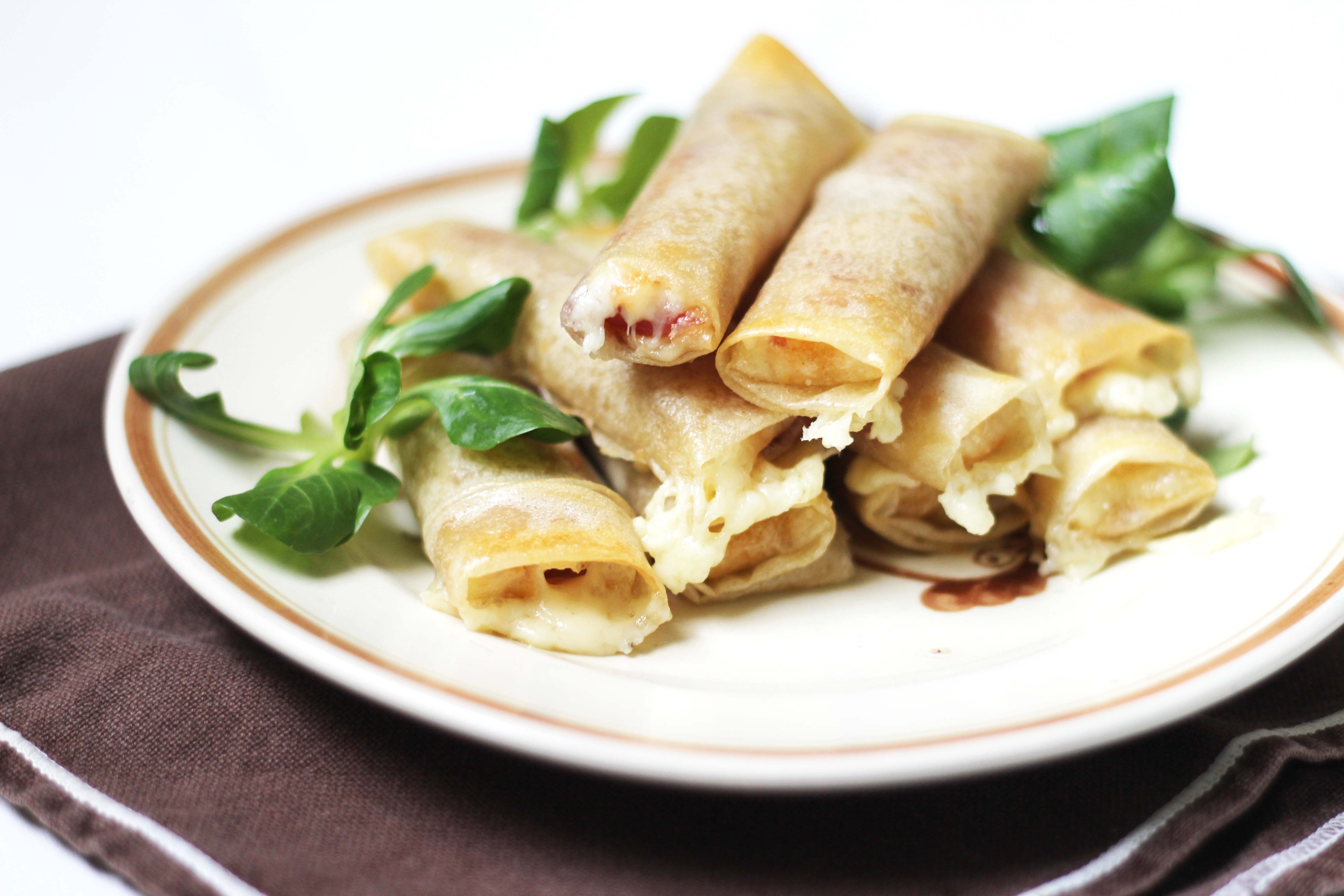 Cigares au fromage de raclette