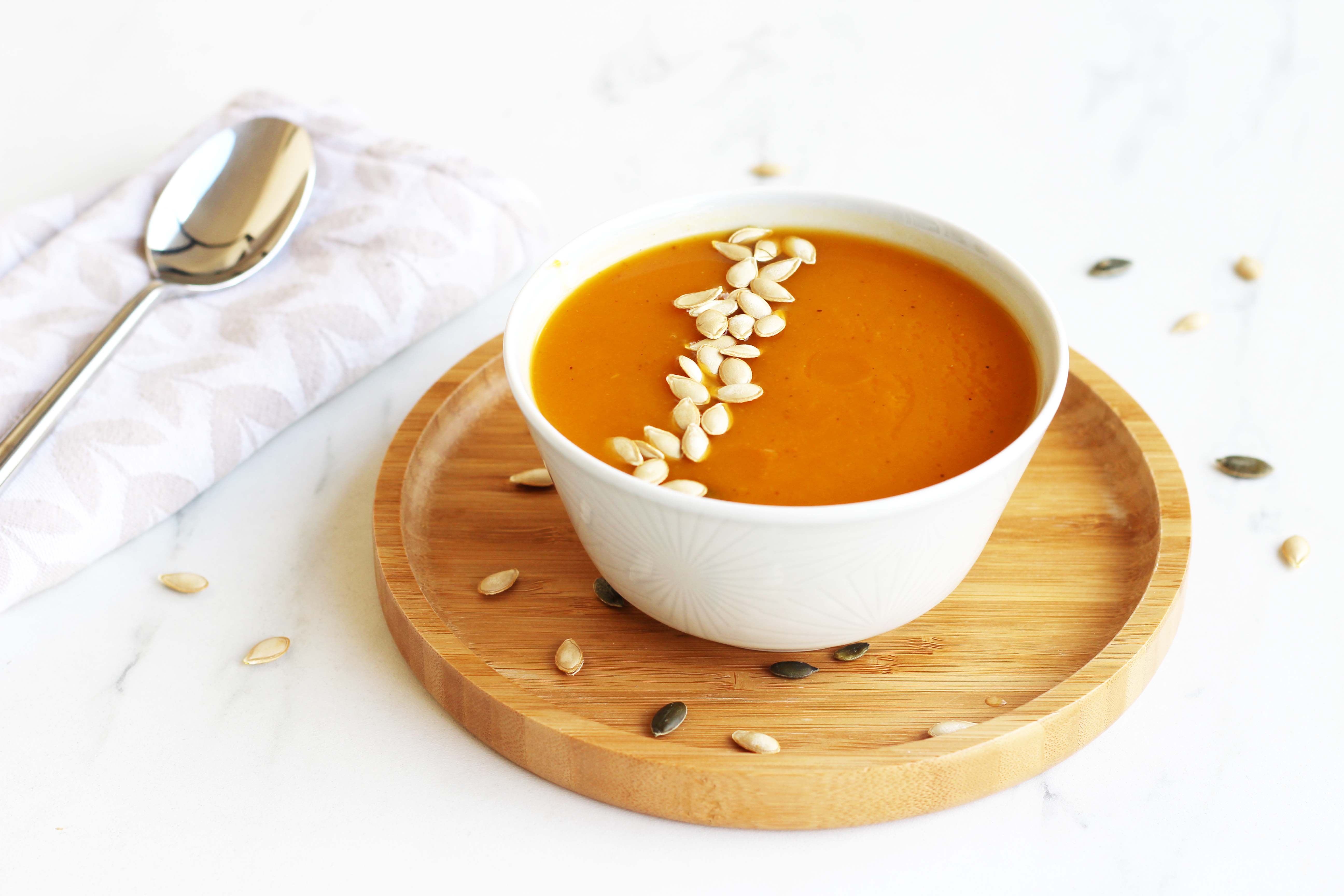 Soupe de butternut au curry