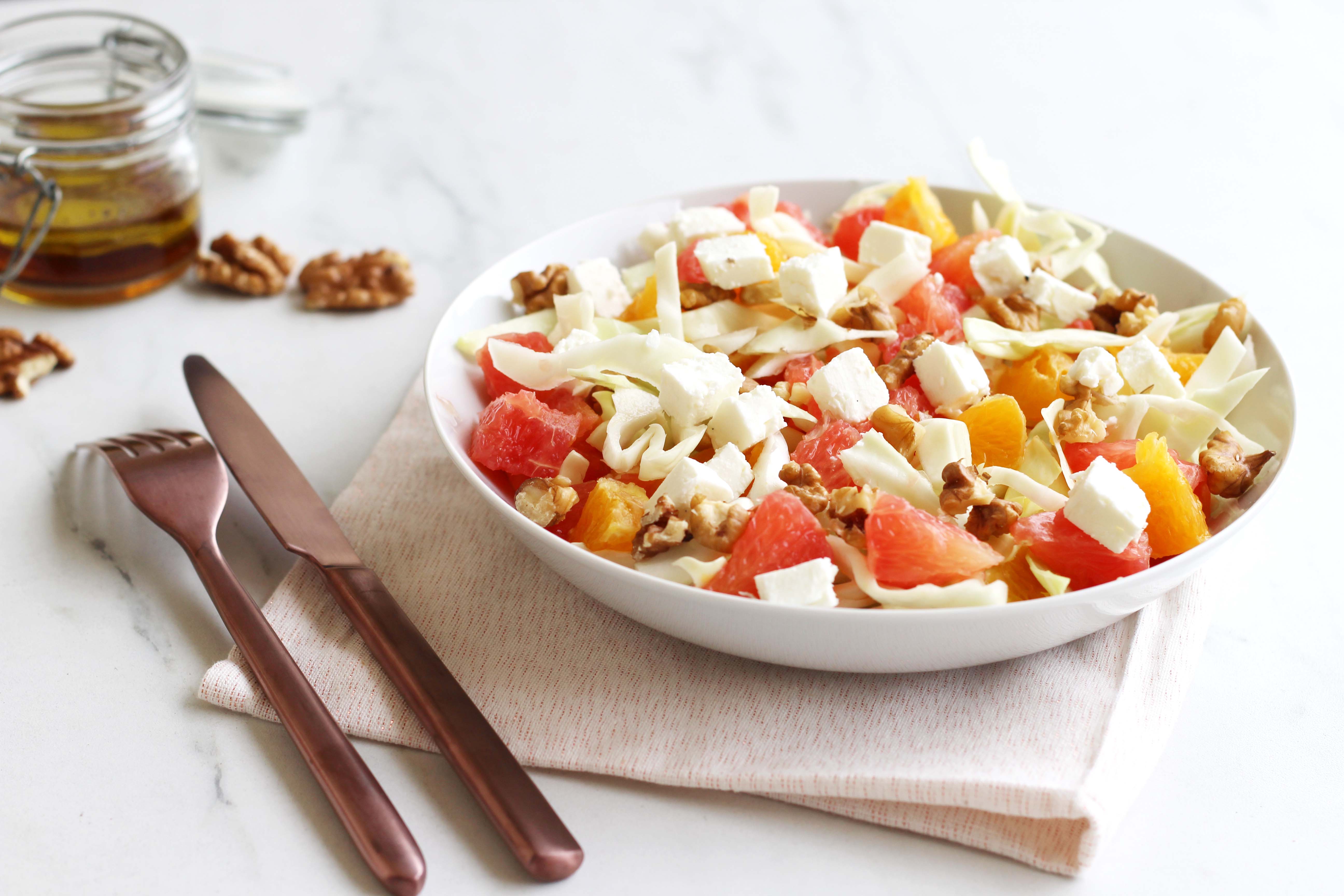 Salade de chou aux agrumes