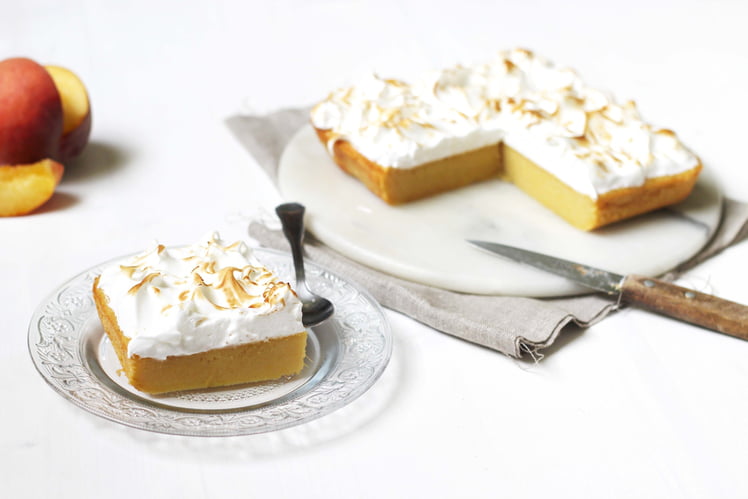 Fondant à la pêche