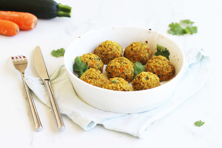 Boulettes de légumes (courgette et carotte)