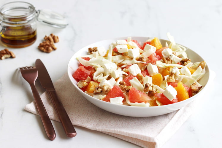 Salade de chou aux agrumes