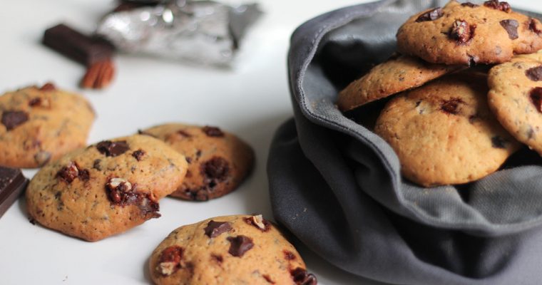 Cookies au chocolat & noix de pécan caramélisés