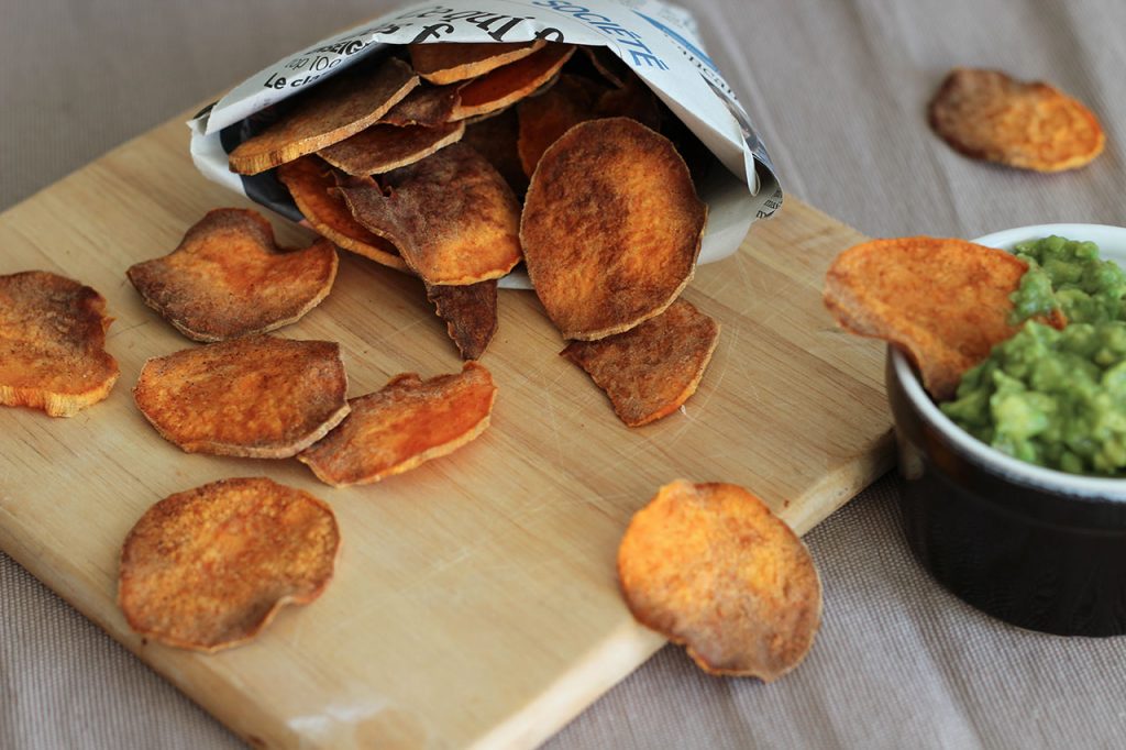 Chips de patate douce - Contes et Délices